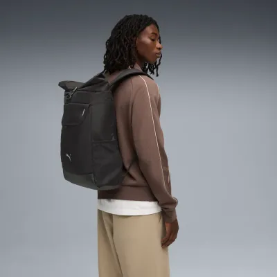 PUMA PUMATECH Roll Top ruksak 26L, crni