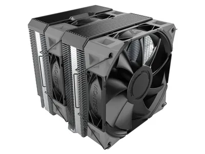 Inter-Tech CPU kuler NX600 Dual Tower, Crni