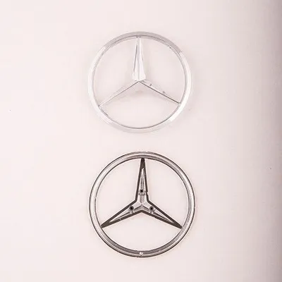Plastična oznaka Mercedes, Fi 86mm, Zadnja 08701
