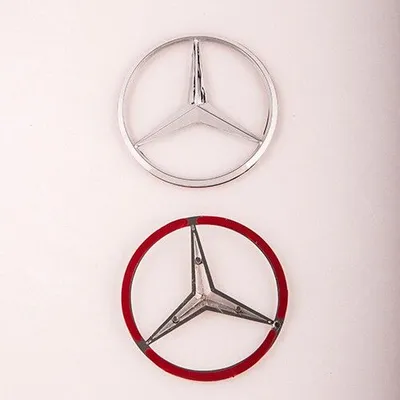 Plastična oznaka Mercedes, Fi 90mm, Zadnja 08702