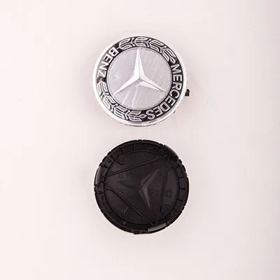 Čep za Al. felugu ASY Mercedes Rub, 75/70mm, Crni 08677