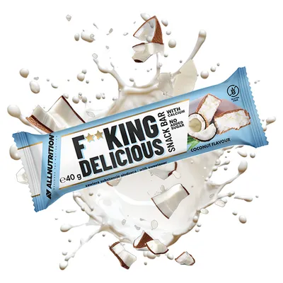 AllnutritionFitking Delicious Snack Bar, 40 g, Kokos