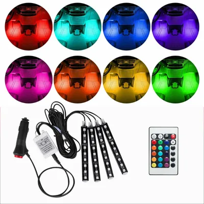 GIGA LED auto RGB Rasvjeta 12v podno ambijentalno