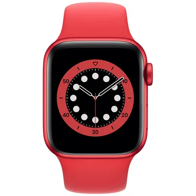 Apple Sat pametni, 1.57" LTPO OLED zaslon, Vodootporan BT, WiFI,Watch Series 6 GPS, 40mm, Crveni