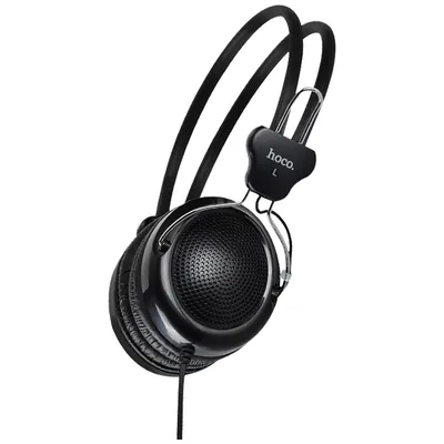 Hoco Slušalice sa mikrofonom W5 Manno Headphones MIC, 3.5 mm, dužina kabela 1.2 m, Crne