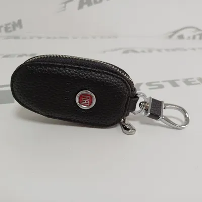 Torbica Kožna Za Ključ Crna Fiat