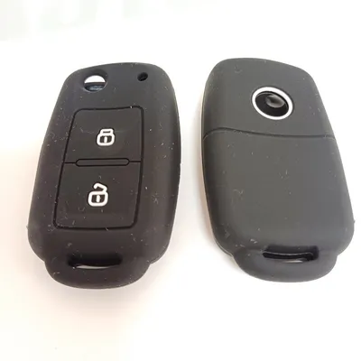 Navlaka Za Ključ Silikonska Vw Tip 6 Crna (Dvije Tipke)