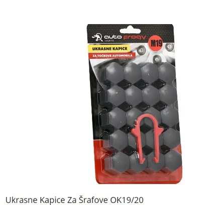 Poklopci Šarafa Točka Crni 19Mm 20/1