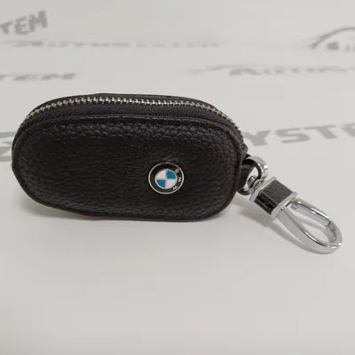 Torbica Kožna Za Ključ Crna Bmw