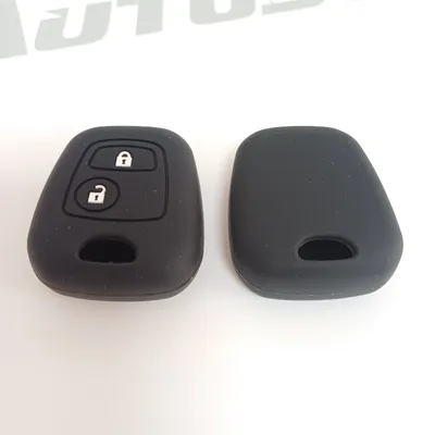 Navlaka Za Ključ Silikonska Peugeot Tip 11 Crna (Dvije Tipke)