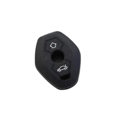 Navlaka Za Ključ Silikonska Bmw Tip 1 Crna (Dvije Tipke)
