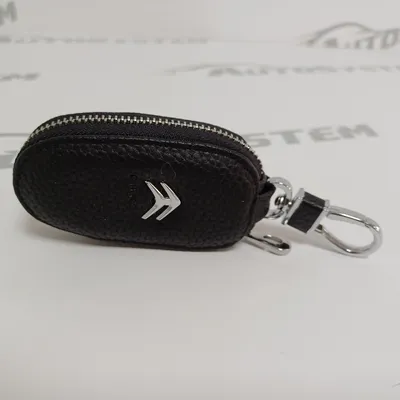 Torbica Kožna Za Ključ Crna Citroen