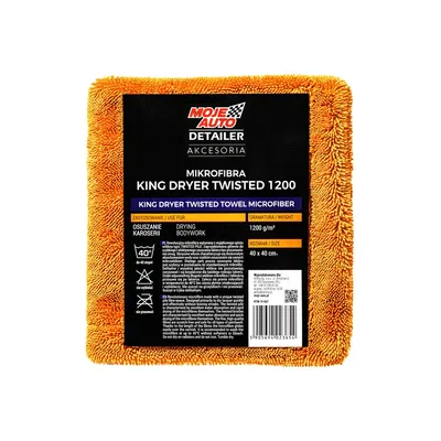 AMTRA Krpa Microfiber Detailer King Dryer Uvrnuti Ručnik 1200G/M2 40X40Cm