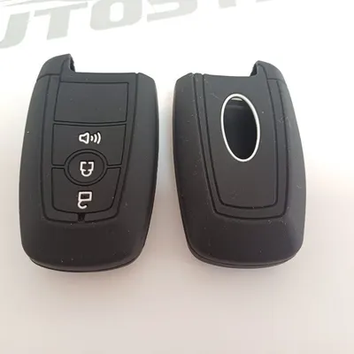 Navlaka Za Ključ Silikonska Ford Tip 8 Crni (Tri Tipke)