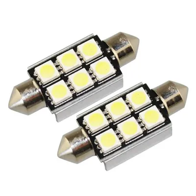 Autosystem Sijalice Led 12V 41Mm 6Smd Canbus Bijela (Par)