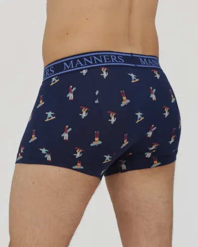 Manners Muške bokserice Evan, Teget