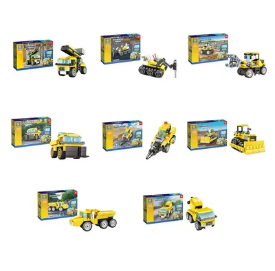 Denis N-Brix, Mini kocke za gradnju, kamioni, Pakovanje od 8 kamiona
