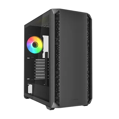 Sharkoon Kućište gaming AK2 RGB ATX, Ventilator 2x120mm, Crno