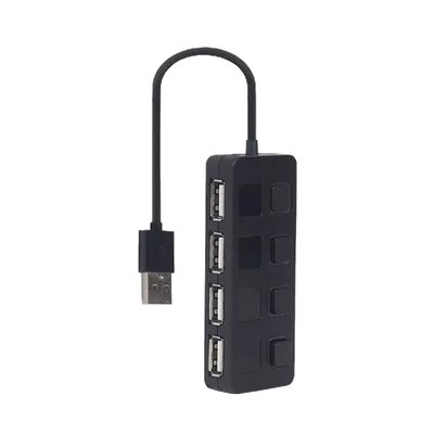 Gembird USB HUB 4 port USB 2.0, UHB-U2P4-05, Crni