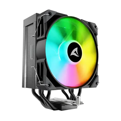 Sharkoon CPU hladnjak A50, RGB, Intel AMD, Crna
