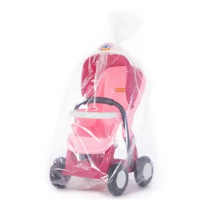 Polesie Kolica za lutke, Crveno-roze