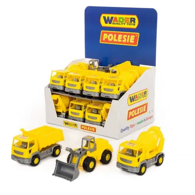 Polesie Građavinski strojevi 26cm, Žuti