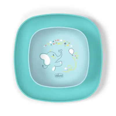 Chicco Set tanjura za jelo, 12m+, Plavi