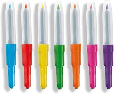 SES sprej flomasteri za tekstil, 7 komada, Šareni
