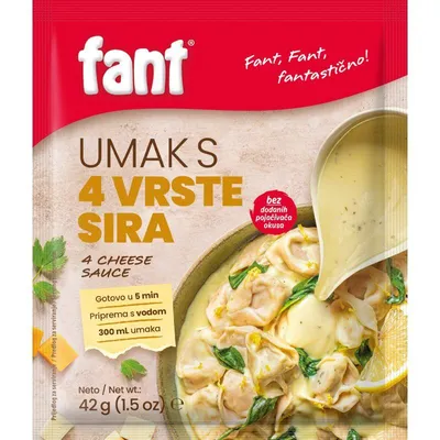 Podravka Umak Fant 4 vrste sira, 42g