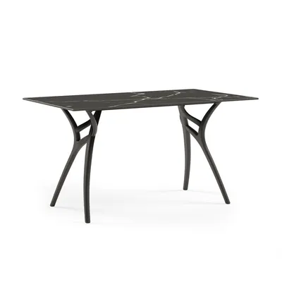 Tilia Stol Ivy-l,77x120 cm, Crni