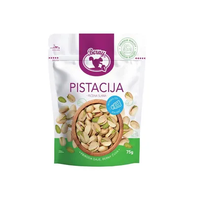 Berny Pistacioja Pečena Slana, 75g