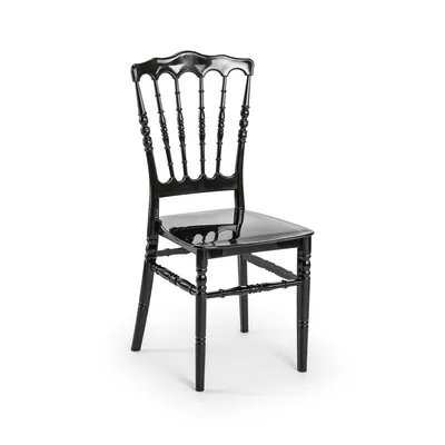 Stolica Napoleon, 94x38x41 cm, Crna