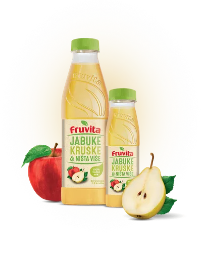 Fruvita Sok Jabuka i Kruška, 0,33l