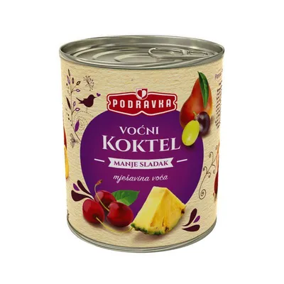 Podravka Kompot voćni koktel, 820g