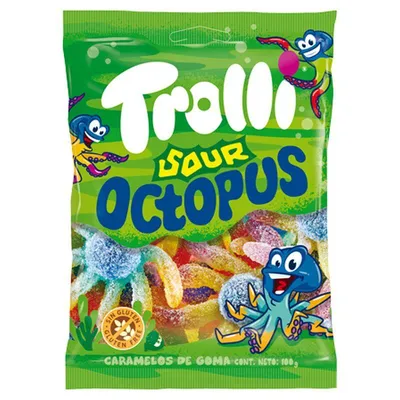 Trolli Gumene bombone Kisela hobotnica, 100g