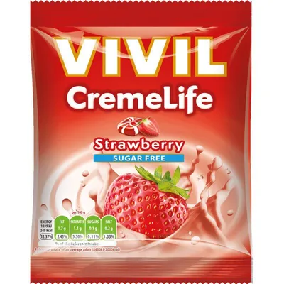 Vivil Bombone bez šećera Jagoda