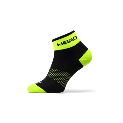 Head Sportske čarape Bike HA700, Crno-Svijetlozelene