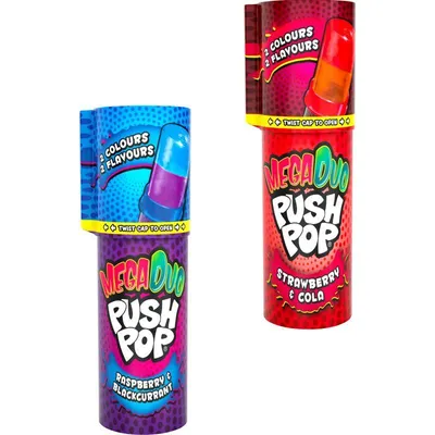 Bazooka Mega duo push pop, 30 g