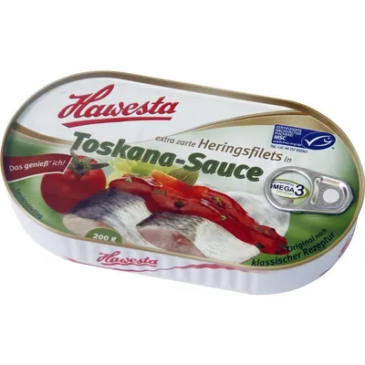 Hawesta Fileti haringe Toskana, 200 g
