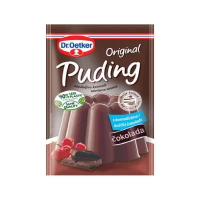 Dr. Oetker Puding čokolada komadići, 54 g
