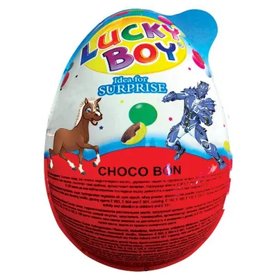Lucky Boy Slatkiš Jaje s igračkom, 35 g