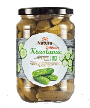 Natura Krastavci standard pikant, 2500 ml