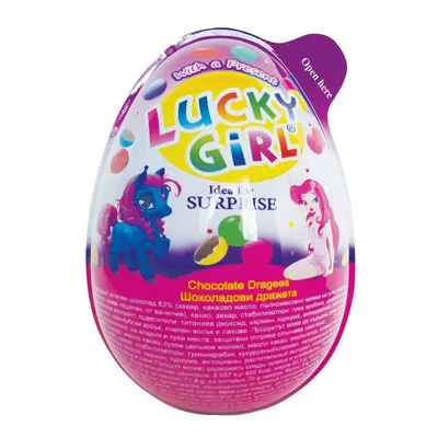 Lucky Girl Slatkiš Jaje s igračkom, 35 g