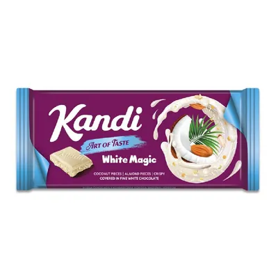 Kandi White magic coconut chocolate, 80 g