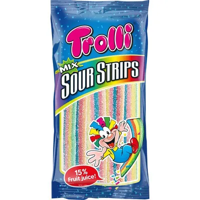 Trolli Sour Strips Mix, 85 g