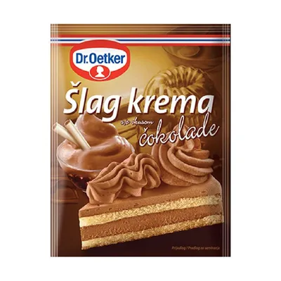 Dr. Oetker Šlag krema čokolada x3
