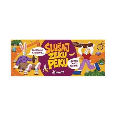 Kandit Uskrs choco banana, 280 g