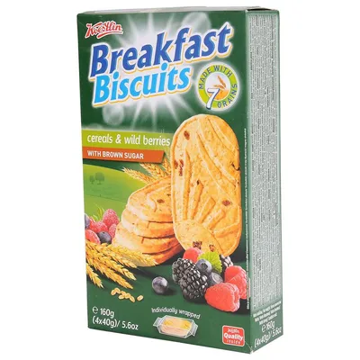 Breakfast Biscuit šumsko voće i žitarice, 160 g