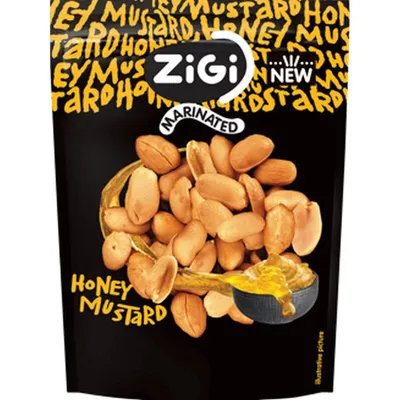 Zigi Marinirani kikiriki, Med-senf, 70 g