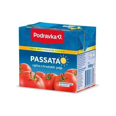 Podravka Pasirana rajčica tetrapak, 500 g